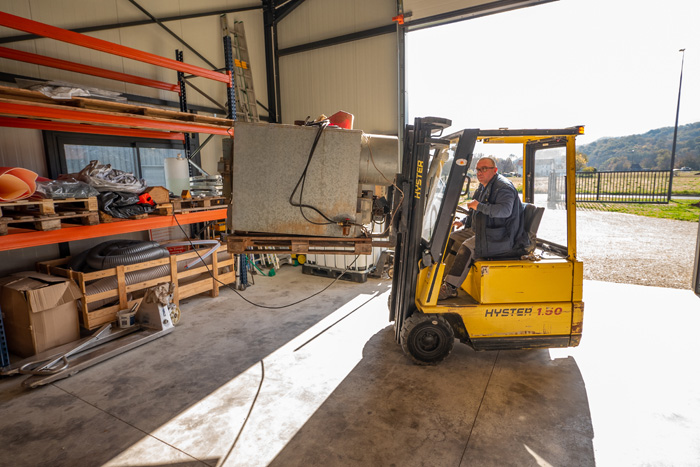 Installation machines industrielles Nonards